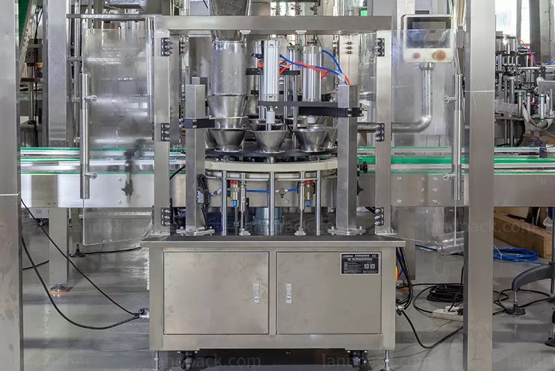 filling capping and labeling machine