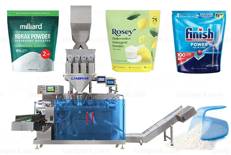 Automatic Stand Up Pouch Premade Bag Doypack Filling Packing Machine For Powder Product
