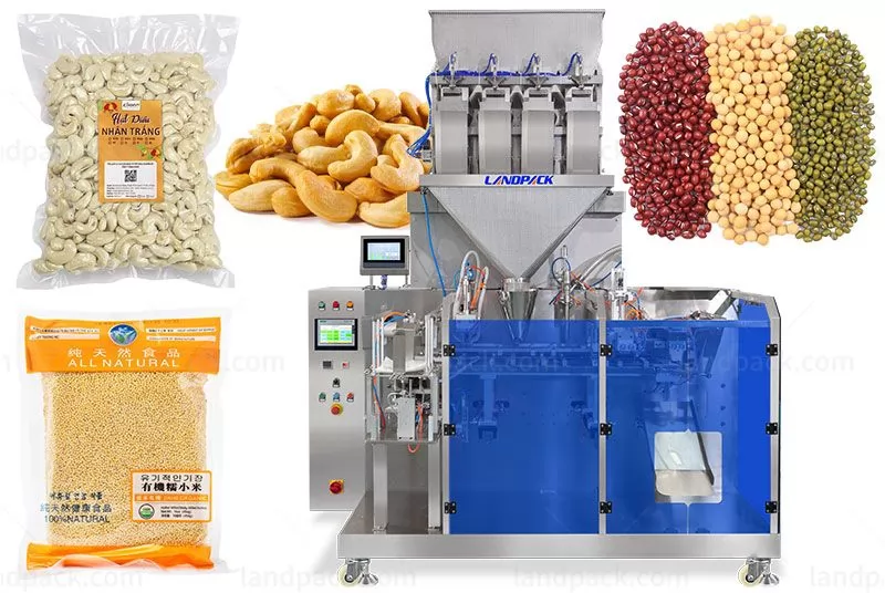 Automatic Granule Liquid Mixing Quantitative Air Free Vacuum Packing Machine