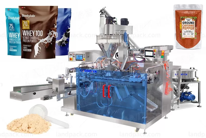 Automatic Horizontal Premade Stand Up Pouch Doypack Powder Packing Machine