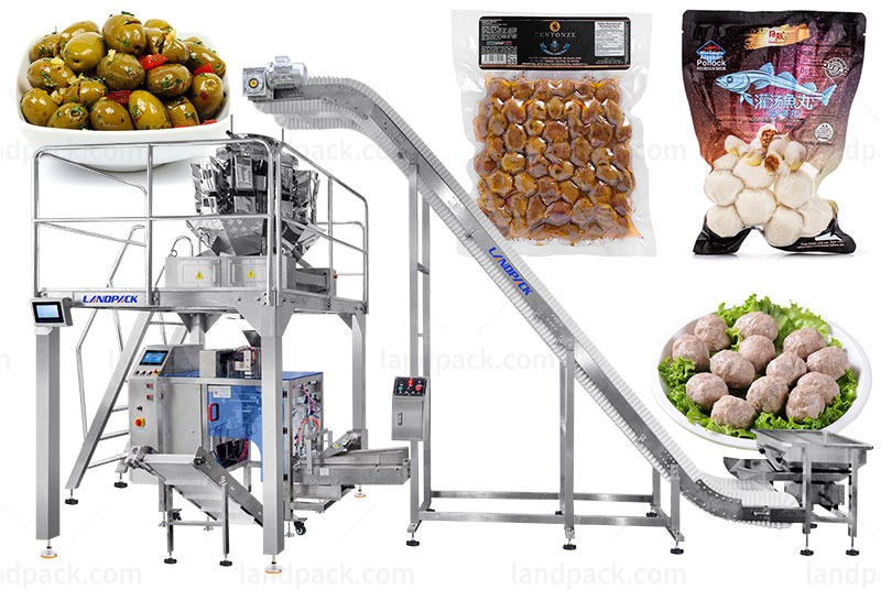 Automatic Vacuum Mini Doypack Packing Machine With Multihead Weigher