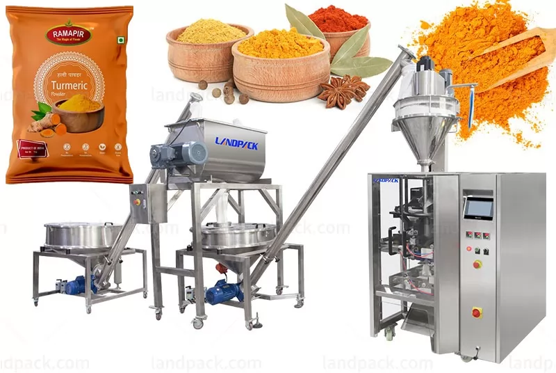 Automatic Mixed Spice Powder Vertical Form Filling Sealing Packing Machine