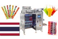 Different Flavor Juice Sitck Filling Sealing Machine For Thailand Customer