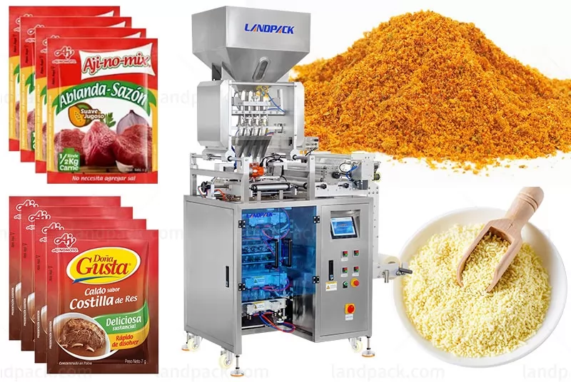 Automatic Chicken Essence Seasoning Powder Mix Spice Sachet Filling Packing Machine