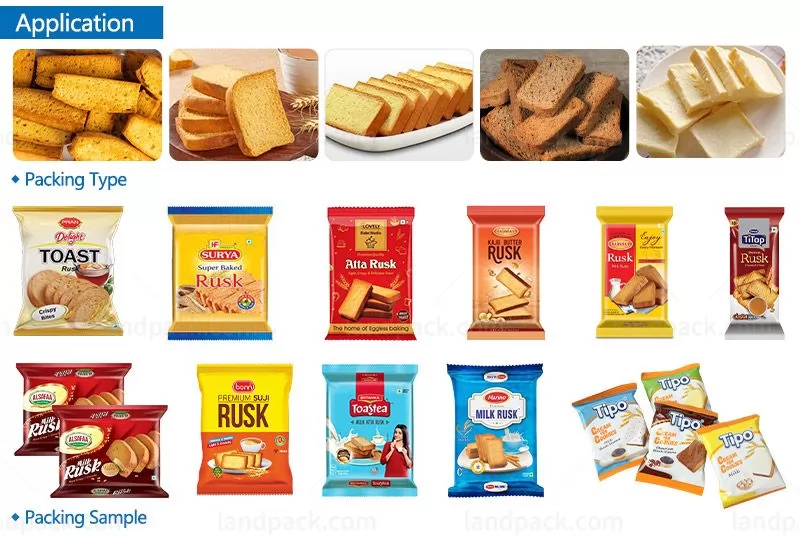 rusk packing machine price