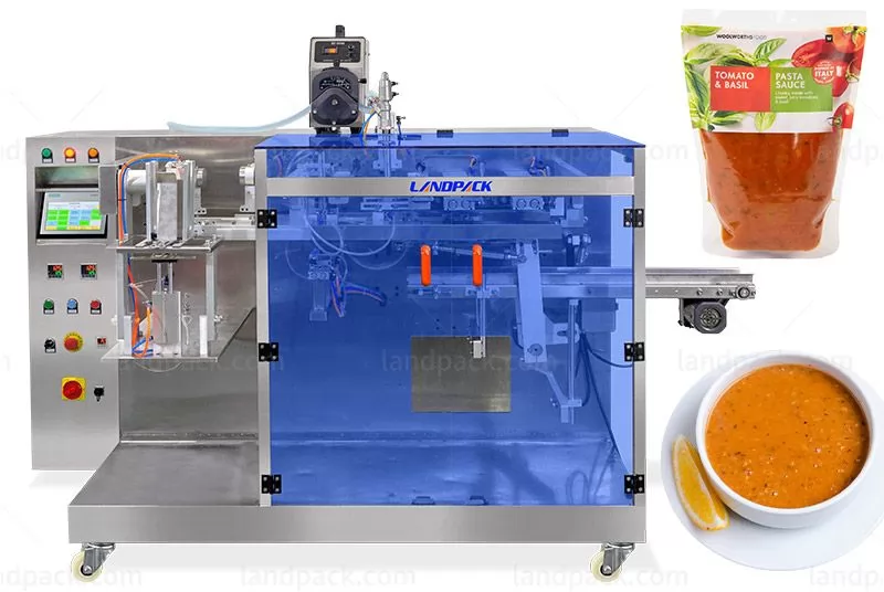 Ready-To-Eat Food Chicken Soup Automatic Retort Pouch Packaging Machine