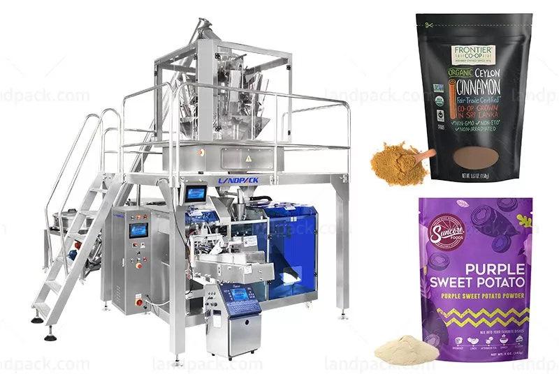 Automatic Powder Mixing Weighing Doypack Premade Pouch Packing Machine