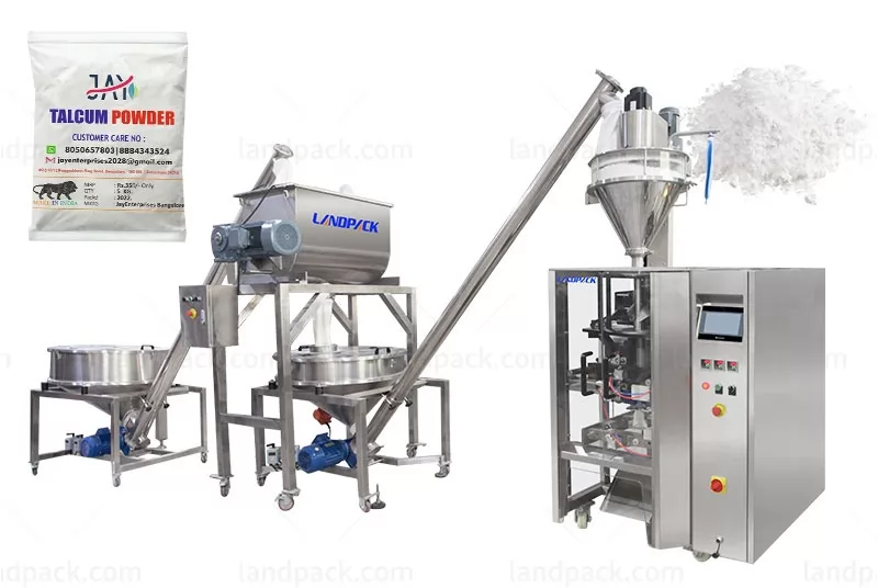Multifunctional Vertical Talcum Powder Weighting Packaging Powder Packing Machine