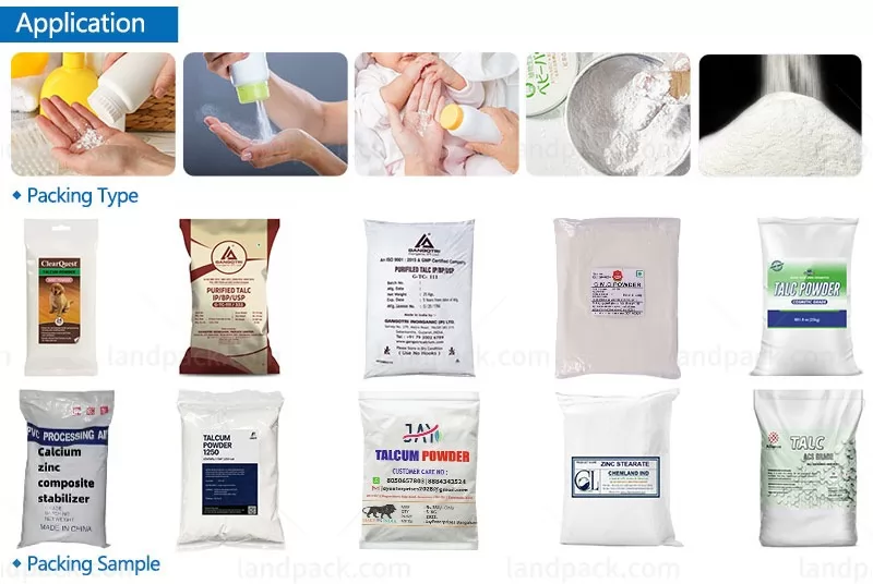 automatic talcum powder filling machine