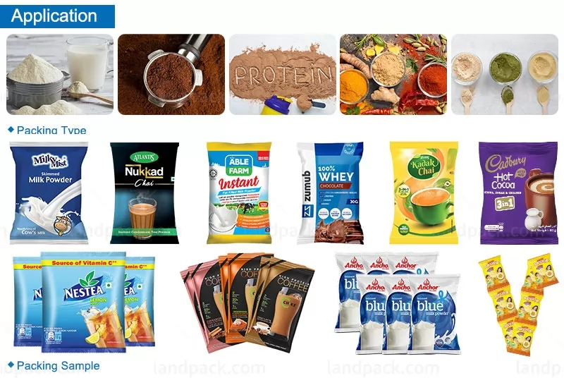 powder sachet filling machine