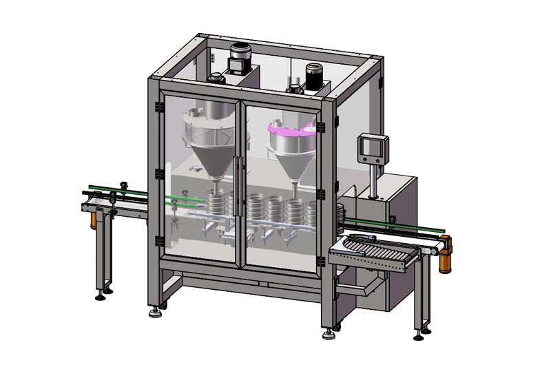 What is the working principle of  auger filling machine?