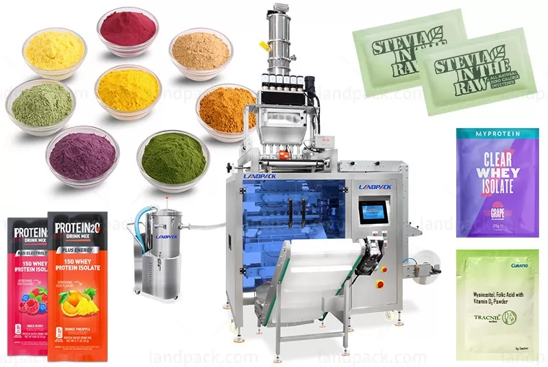 Multi-lane Spice Seasoning Powder Sachet Stick Filling Sealing Packing Machine