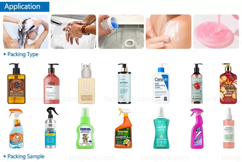 automatic shampoo filling machine