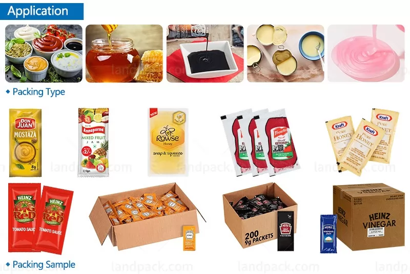 sauce sachet packing machine