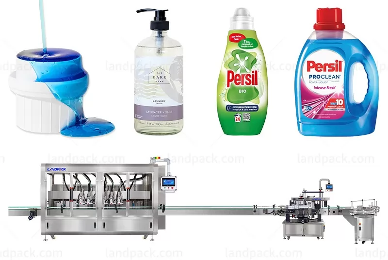 liquid soap filling machine