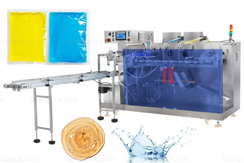 Automatic Two liquids Premade Pouch Fill And Seal Machine