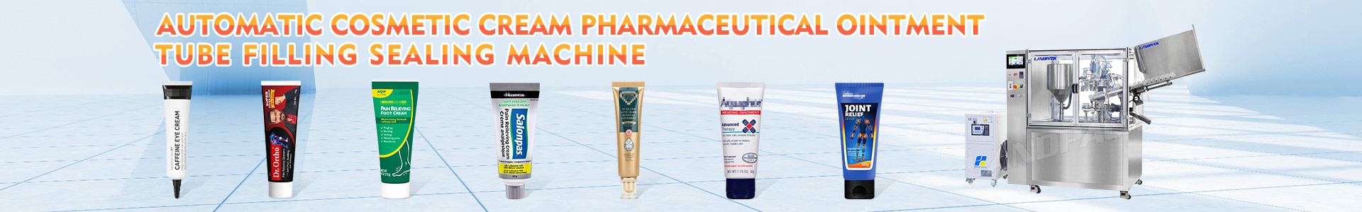 ointment tube filling and sealing machine