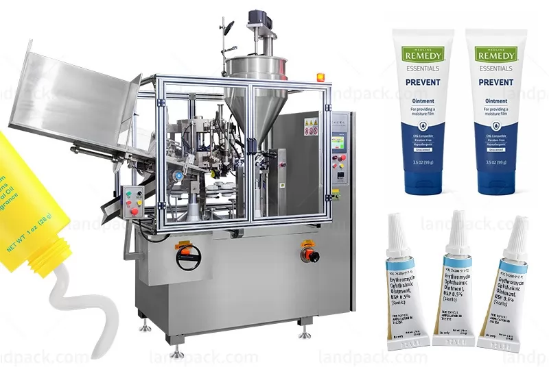 Automatic Pharmaceutical Ointment Tube Filling Sealing Machine