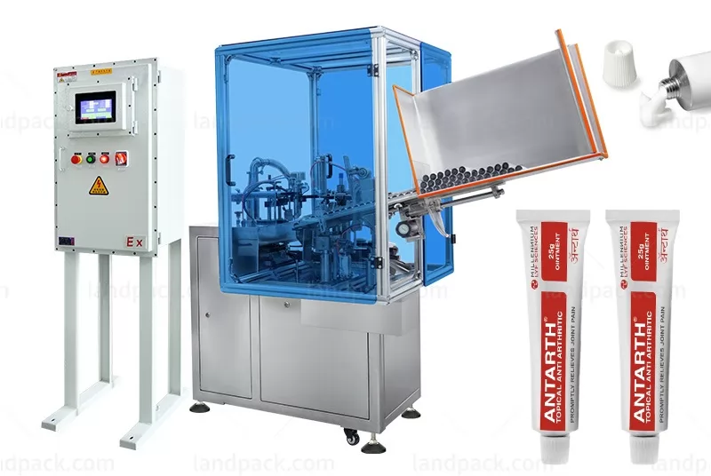 Automatic Pharmaceutical Metal Tube Filling Machine | Folding Sealing Machine
