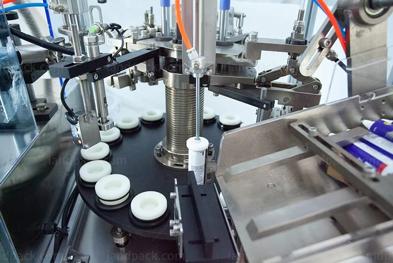 aluminium tube filling and sealing machine