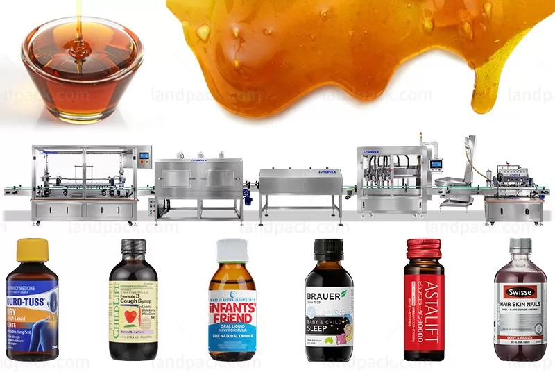 High Precision Liquid Pharma Filling Bottle Washing Filling Capping Machine Line