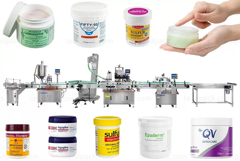 Automatic Ointment Filling Capping Labeling Machine | Pharmaceutical Filling Line