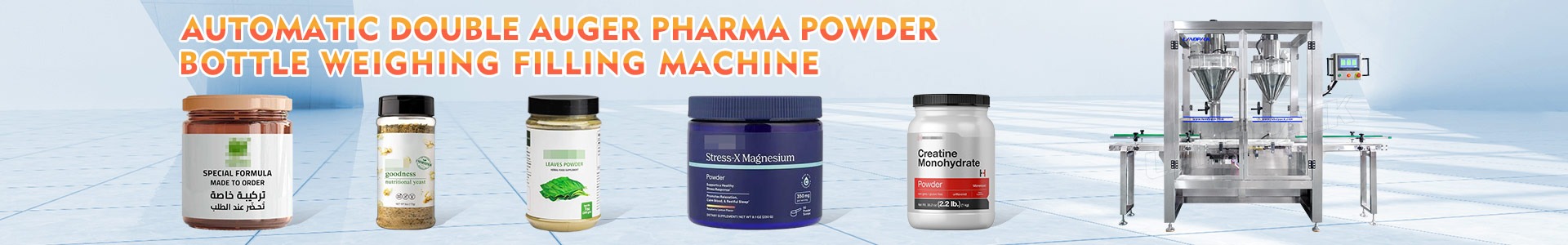 pharma powder filling machine