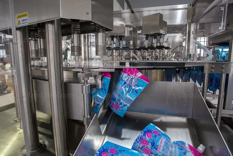 spout pouch pack filling and capping machine
