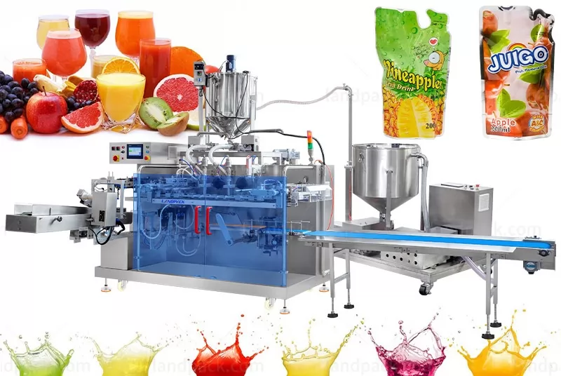 Automatic Spout Pouch Filling Machine For Liquid Packaging