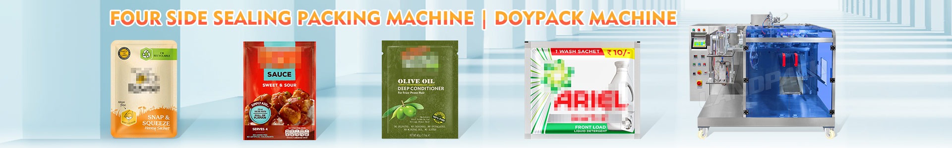4 side sealing packing machine