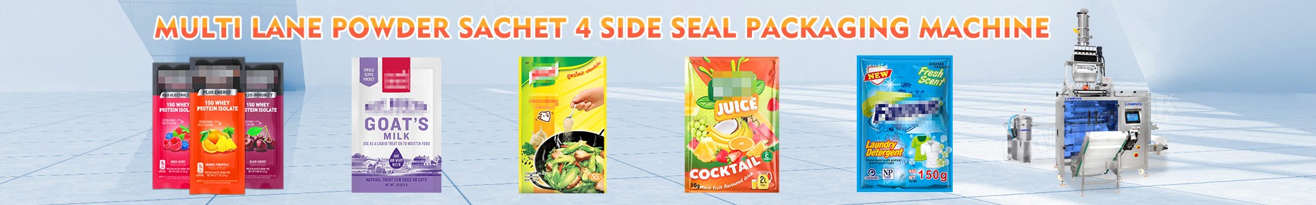 4 side seal pouch machine