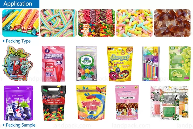 gummy candy packaging machine