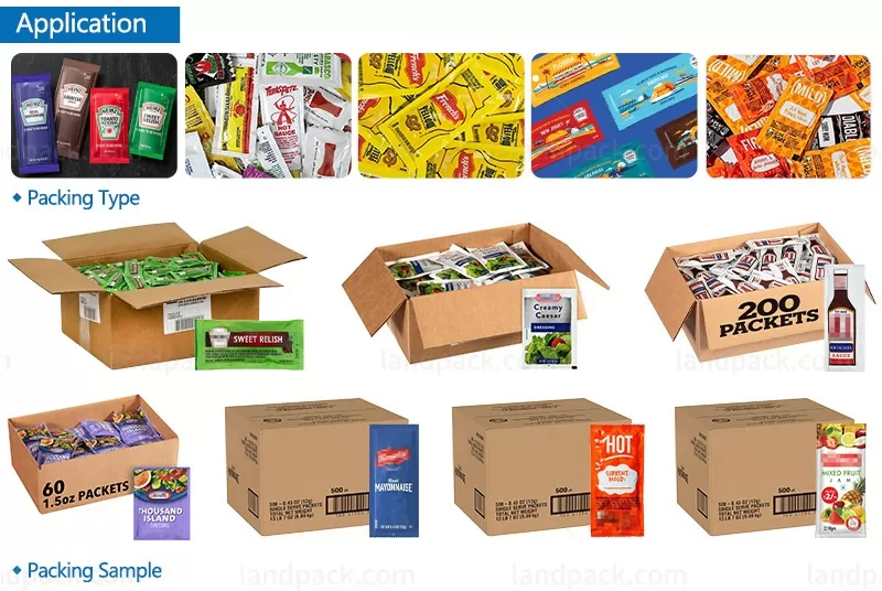 sauce pouch packing machine sauce pouch packing machine