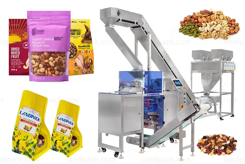 Nut Mini Doypack Packing Machine | Mixed Cashew Packing Machine With Measure & Mixture