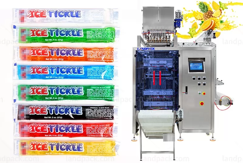 Multi Lane Stick Packing Machine For Ice Pop Juice