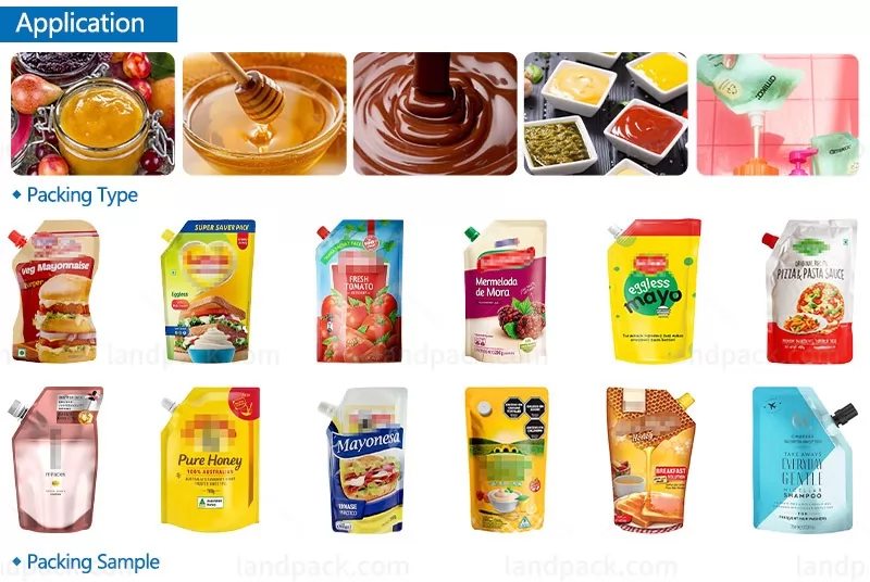 automatic spout pouch filling machine