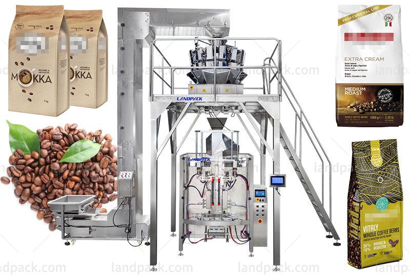 Automatic Coffee Beans Vertical Form Fill Seal Packing Machine