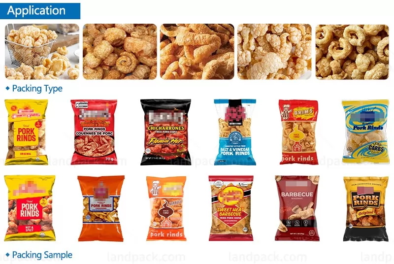 pork rinds filling machine pork rinds filling machine