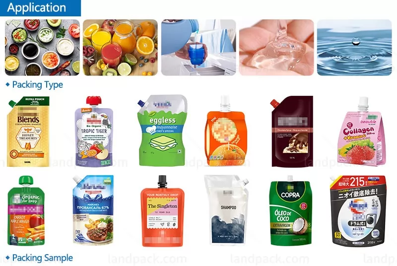 spout pouch filling machine