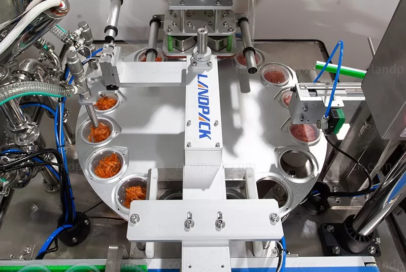 automatic cup filling and sealing machine