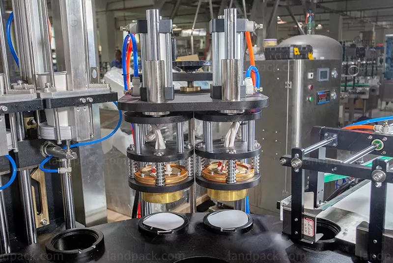 automatic cup filling and sealing machine