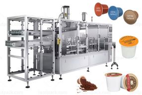 4 Lane K Cup Nespresso Coffee Pods Cup Filling and Sealing Machine For Powder