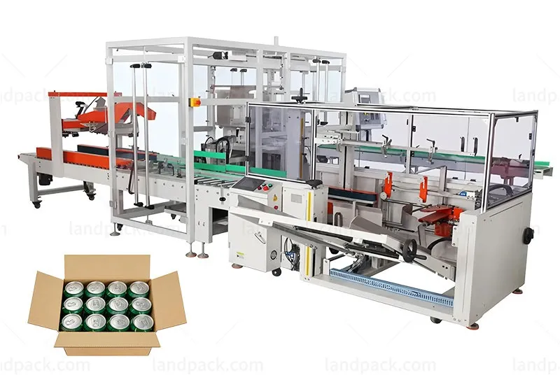 Case Packing Robot Automatic Grab Type Compact Shipping Case Erector and Packer