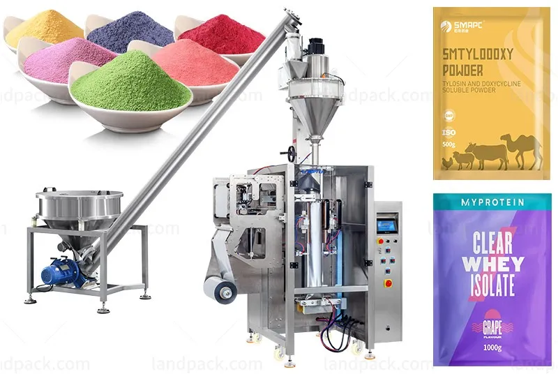 Automatic Vertical Vffs Powder Packaging Machine For Four Sides Sealing Pouch