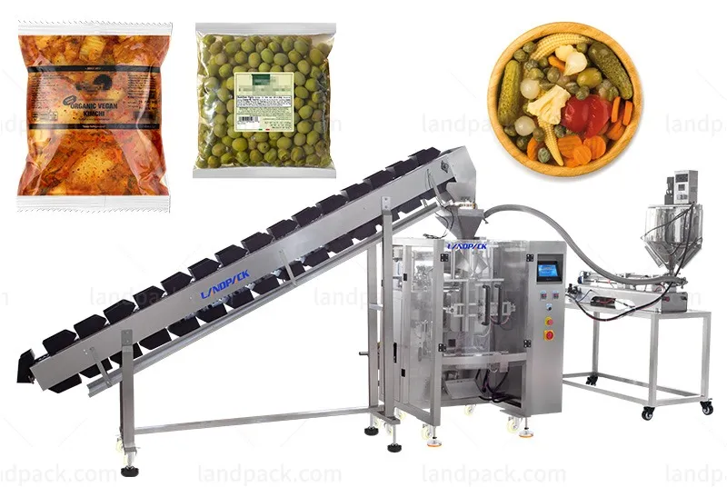 Fully Automatic Vertical Vffs Granule Liquid Mixing Packaging Machine