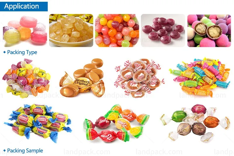 automatic candy wrapping machine