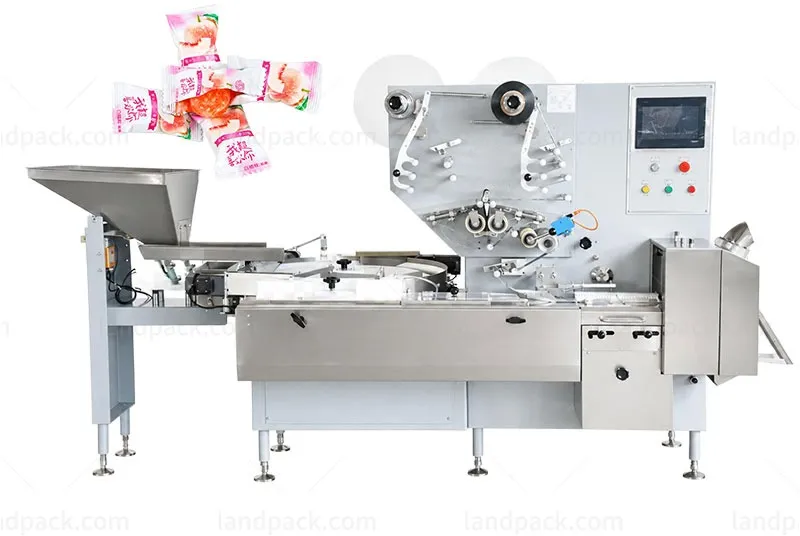 High Speed Candy Packing Machine Automatic Confectionery Flow Wrapping Machine