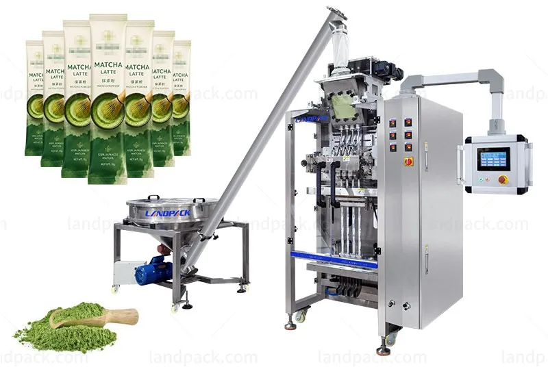 Automatic Matcha Tea Powder Packing Machine 4 Lane Stick Packing Machine