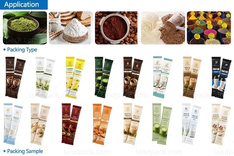 matcha powder packaging machine matcha powder packaging machine