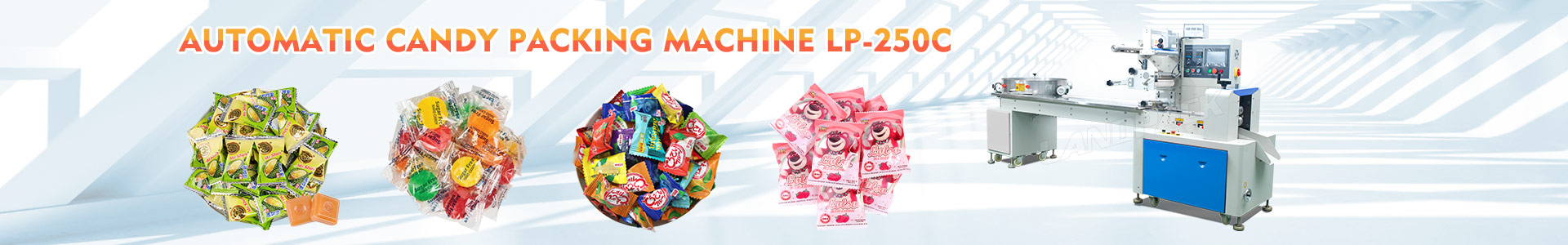candy bar wrapping machine